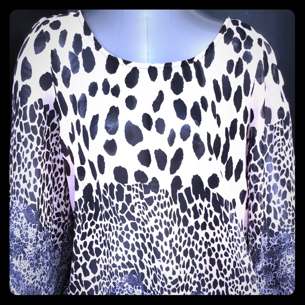 Large Mughkaby Sienna Rose multi-color blouse